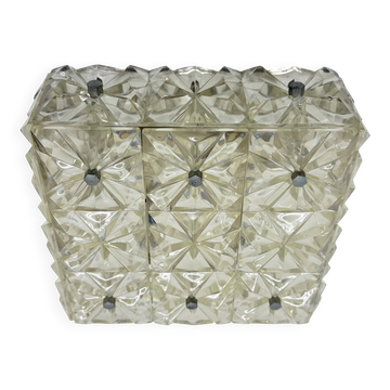 Mid Century lucite ceiling lamp , 1970’s