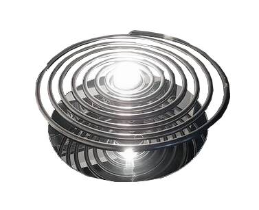 Vintage Wall Lamp • Spiral • Space Age • 1970