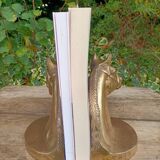 Serres Livres Laiton Cheval Vintage