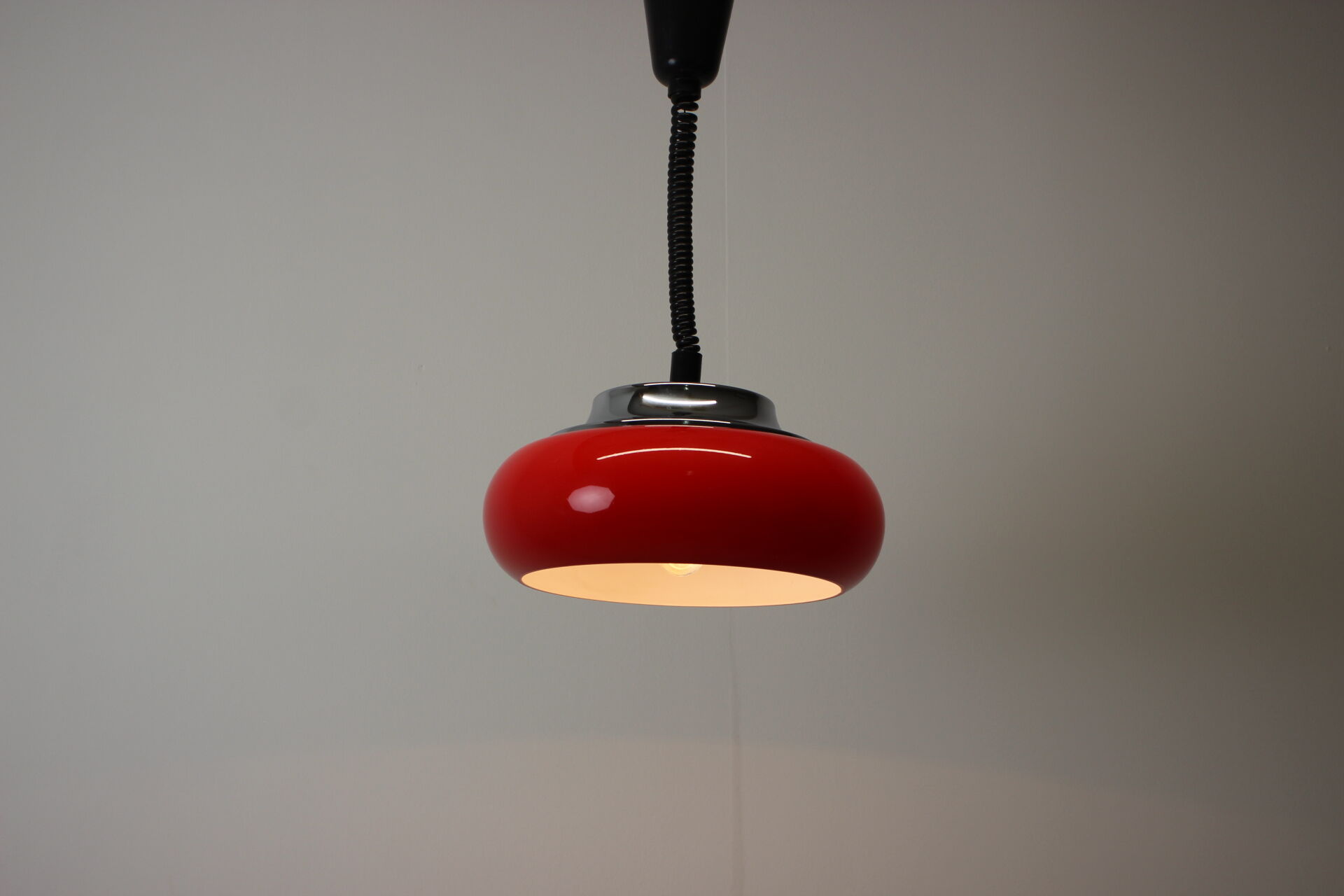 Midcentury Pendant Meblo Designed by Harvey Guzzini, Italy, 1970s