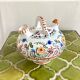 Gargoulette jug ceramic flower spade