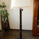 Antique floor lamp with lion motif