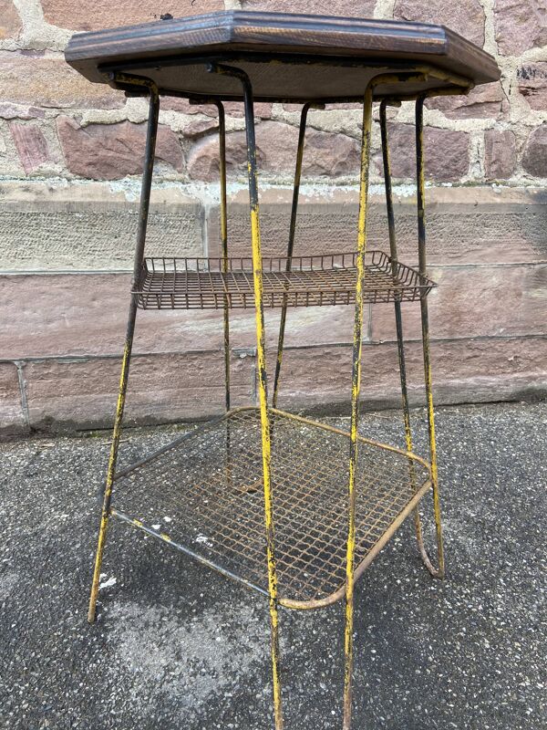 Table d'appoint hexagonale de commerce 1950