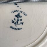 Ironstone plate Château de Chenonceau