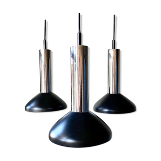 Hustadt metal waterfall lamp 1970 Germany