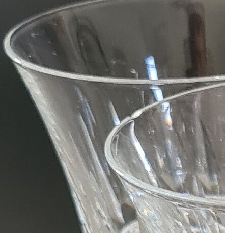 Crystal wine glasses from Arques Tuileries Villandry