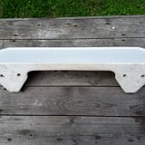 White ceramic shelf 1914 - 60x15cm
