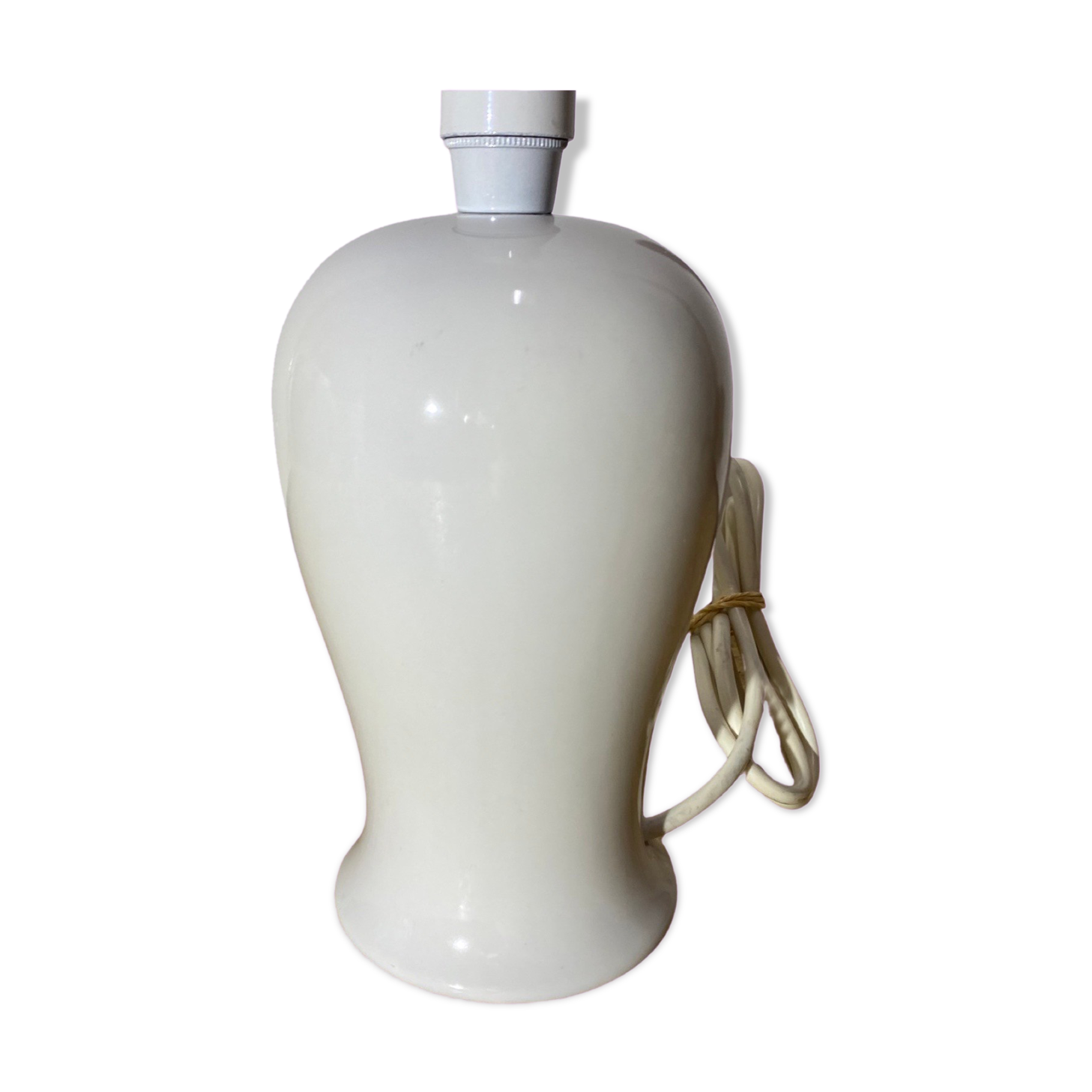 White Retro Danish Desk Light | Scandinavian Table Lamp From The Mid Century Made In Denmark | White