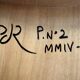 Pucci de Rossi signed coffee table – numbered piece (2004)