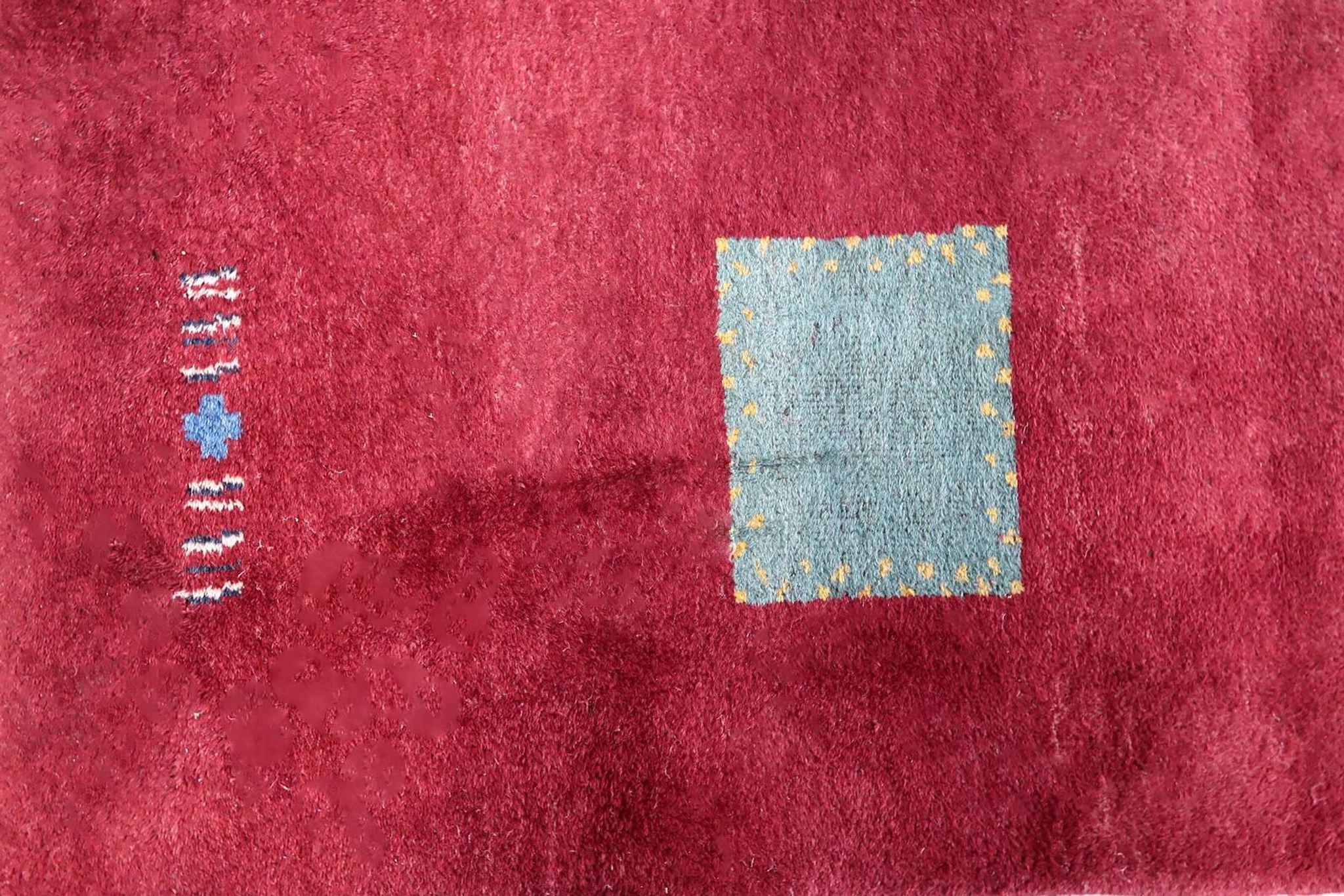 Tapis Gabbeh persan vintage en laine fait main – 143 x 202 cm - 1C1037