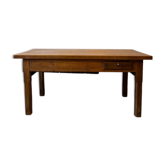 Very beautiful vintage farmhouse table made of solid wood.