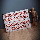 Authentic enameled plate defence start