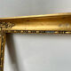 Empire style frame gilded wood measurements 26 cm x 21.5 cm