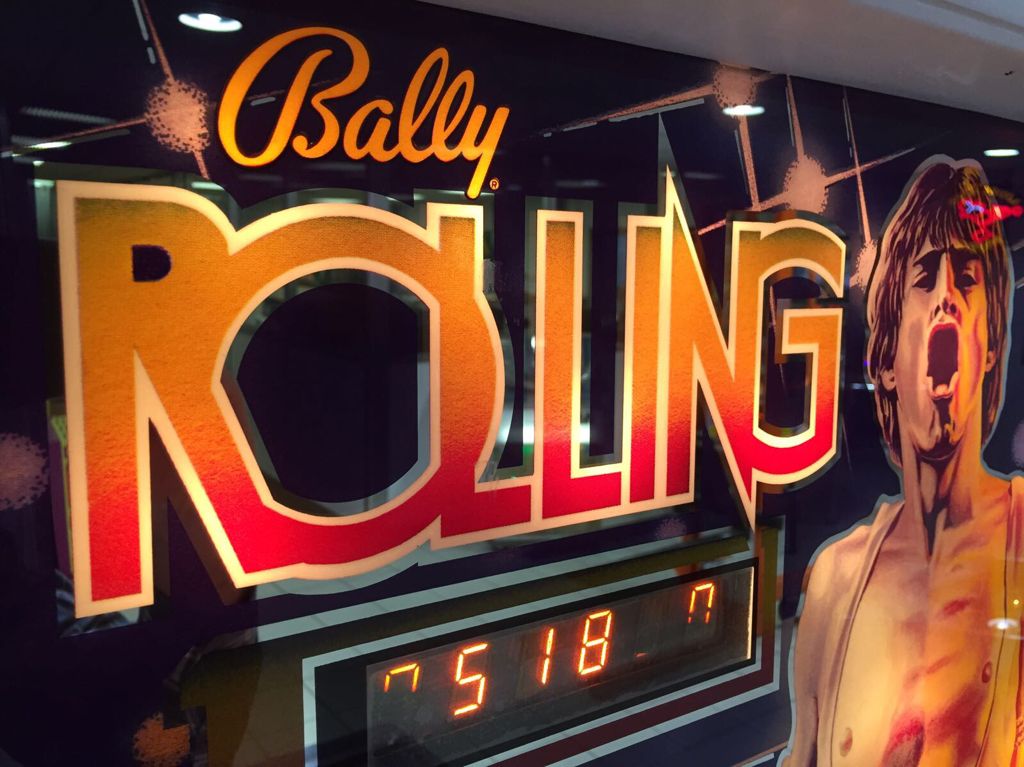 Rolling Stones Bally 1980 Pinball machine