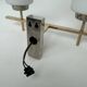 Ancienne applique double « maison arlus » 1950 vintage