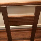 Art deco period solid oak coat rack