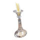 Old large moulded glass candlestick