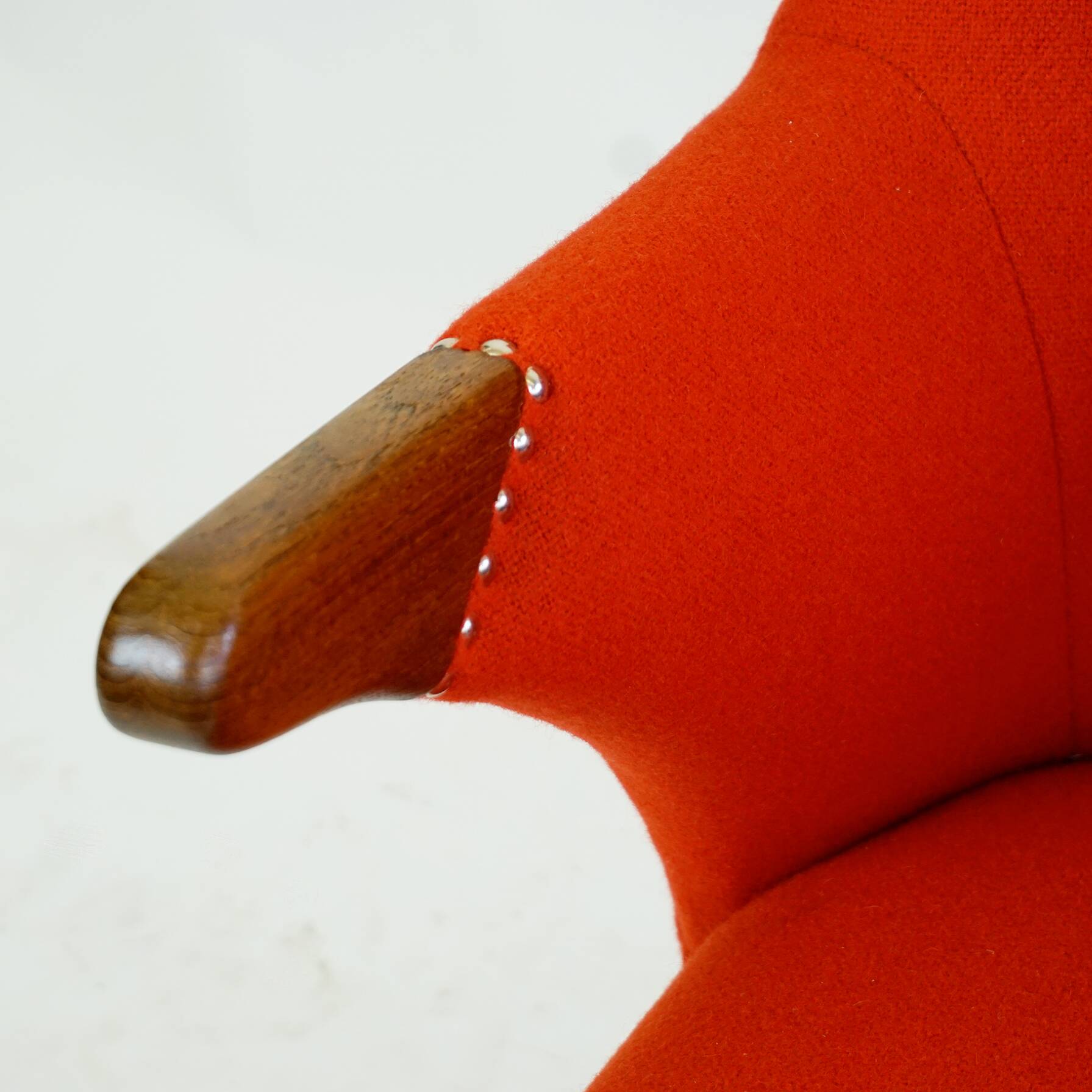 Teak armchair by Svend Skipper, Scandinavian.