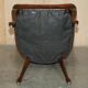 Restored leather office chair, Victorian era