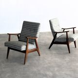Set of 2 Vintage armchairs | armchairs | 1960s | teak