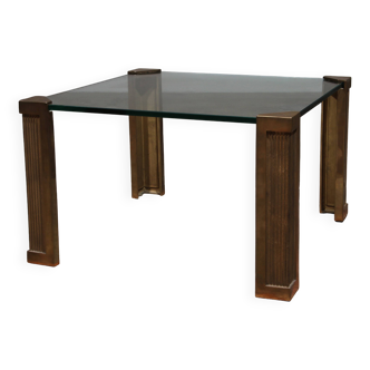 Glass Coffee table design by Peter Ghyczy 1970s model T14