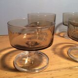 Smoked glass cups 70