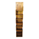 Vintage straight wall shelf, Scandinavian teak style, Circa 70's