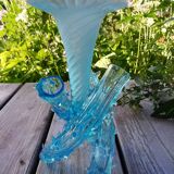 Tripod vase opaline branches