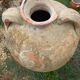 Old terracotta jar