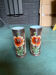 Paire de vases cylindriques en opalin