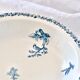 19th century hollow dish iron earth birds Choisy-le-Roi HB&C