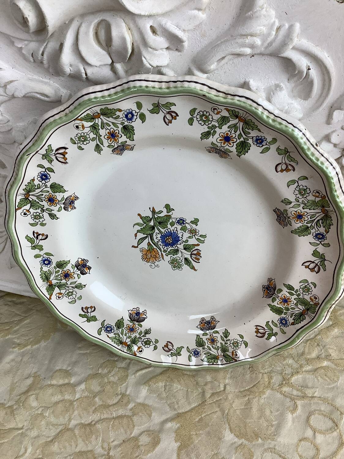 Decorative Plate Moustiers France