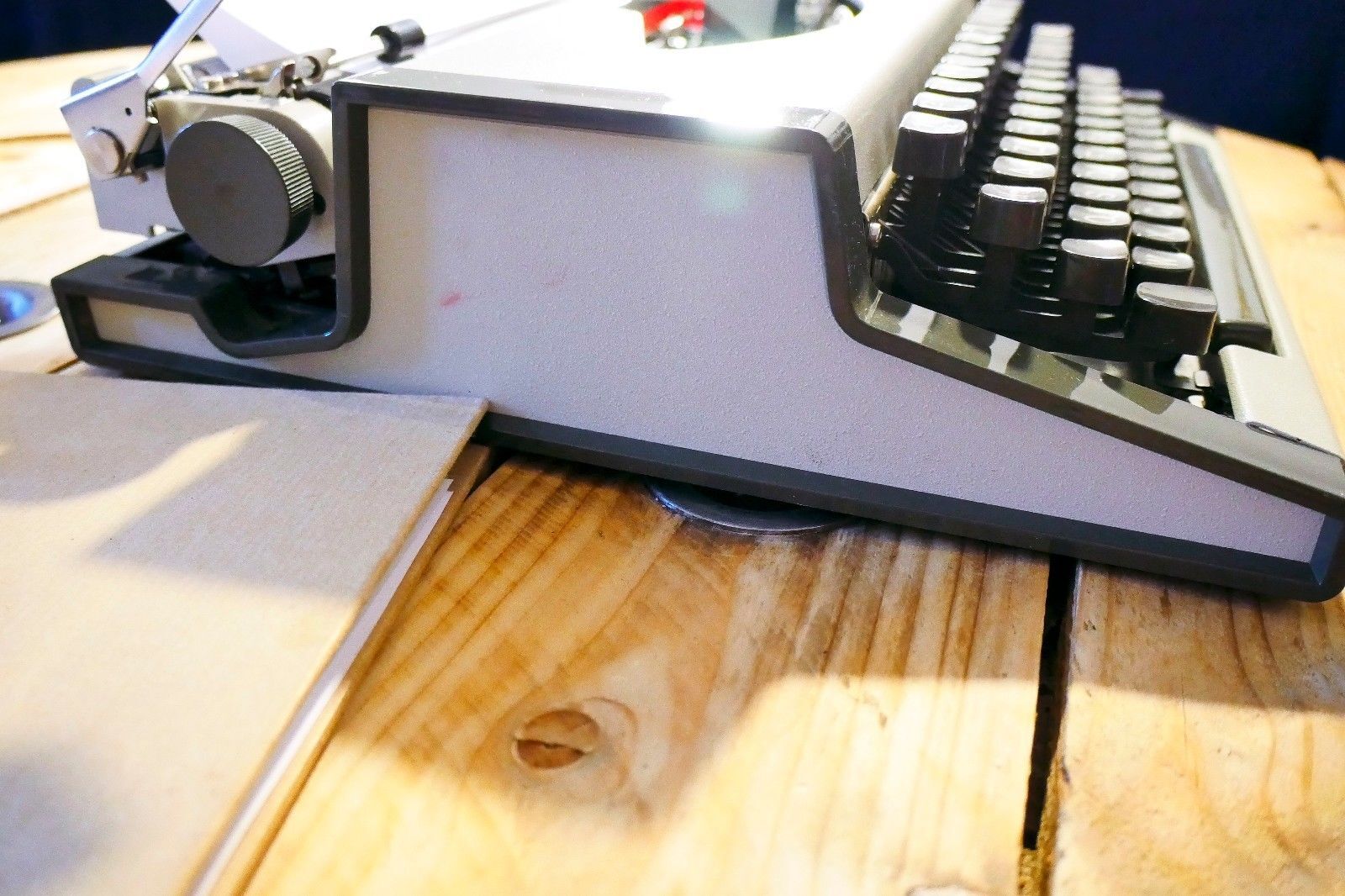 Grey vintage Aeg Olympia typewriter