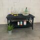Table basse en rotin