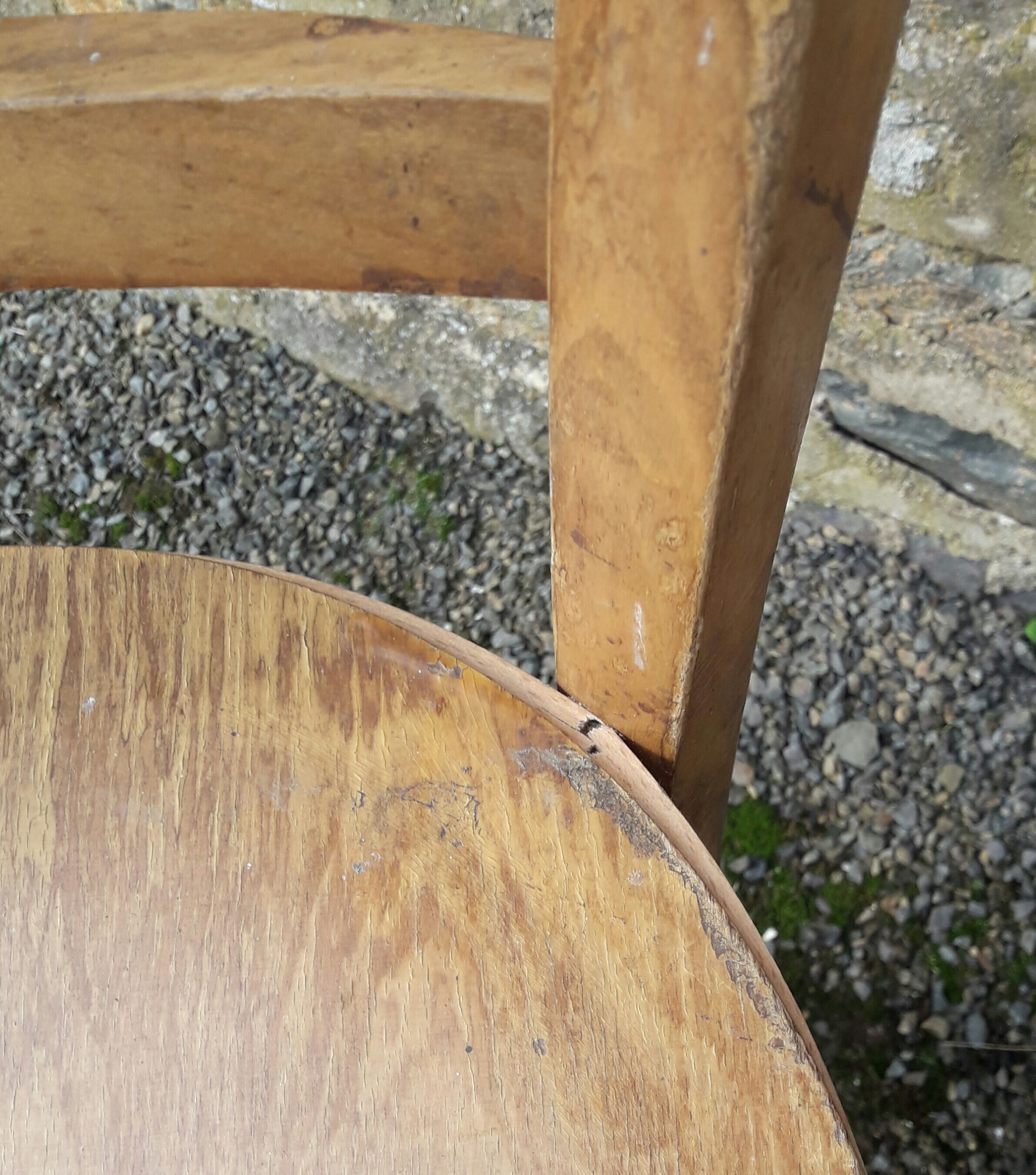 Pair of bistro chairs