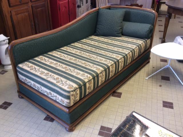 Wooden and fabric daybed