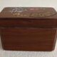 Wooden box for card games