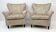 Attributed Gio Ponti Mid-Century Modern Italian Velvet Armchairs for ISA