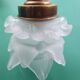 Pair of vintage Art Deco pink double wall sconces France