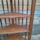 Meuble étagère d angle ancien bois