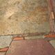 Brutalist Paul Kingma One-Off Slate, Ceramic and Brass Artwork Coffee Table, Signed