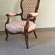 Fauteuil Louis Philippe d'époque entièrement rénové
