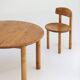 Round dining table designed by Rainer Daumiller, 1970s