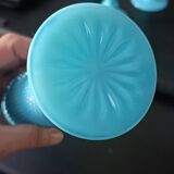 Turquoise Opaline Flutes