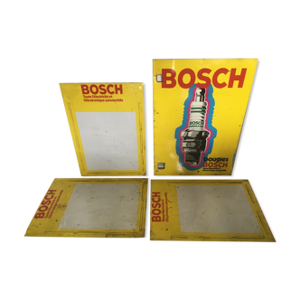 Set of 4 Bosch metal advertising posters