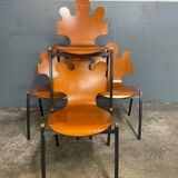 4 chaises "Puzzle", design by Essaime, France 1995