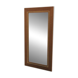 Miroir scandinave en teck, Suède, 1960, 111cm x 58cm