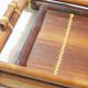 Vintage bamboo tray