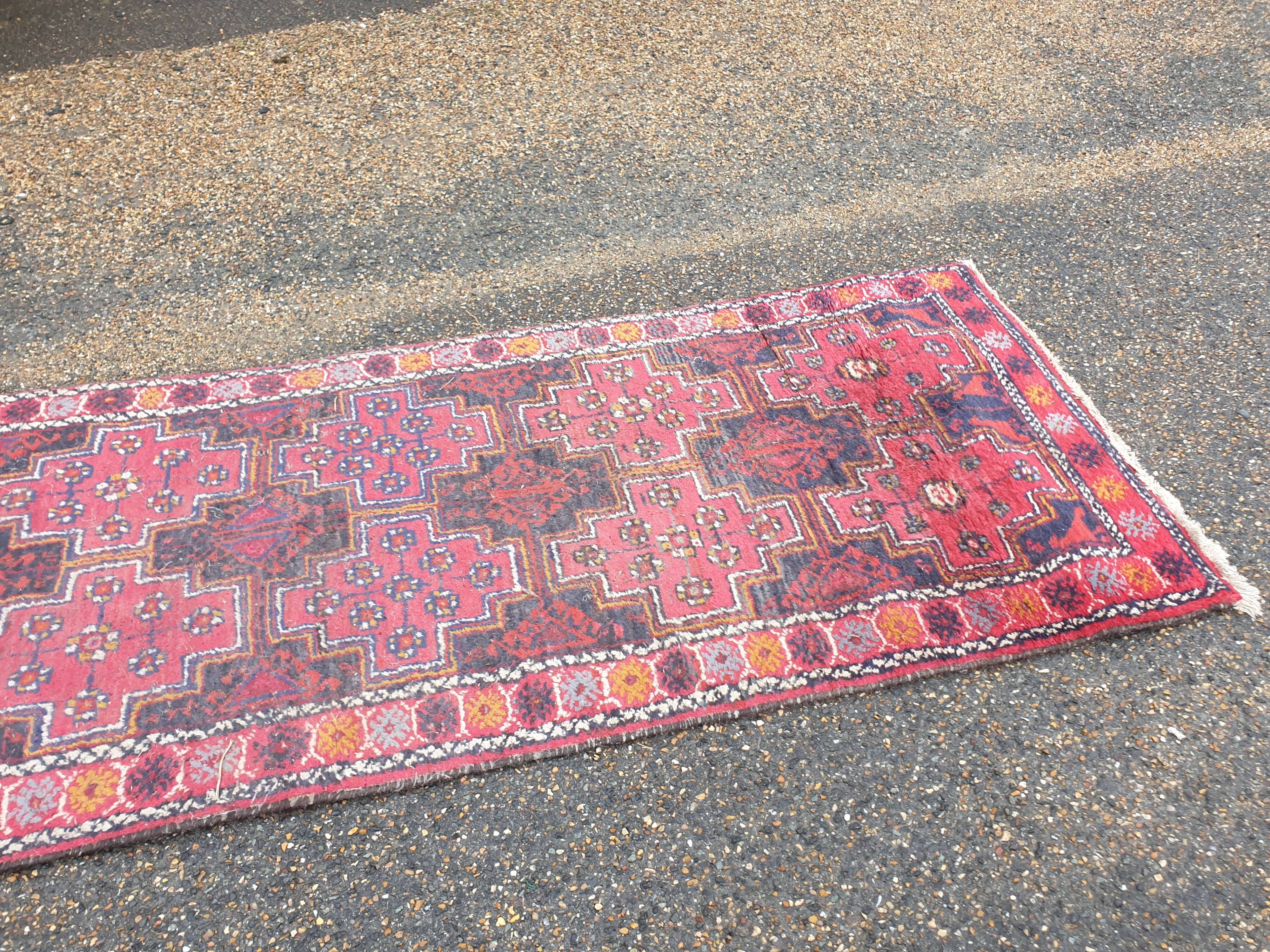 Oriental wool rug entirely handmade