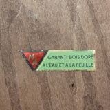 Louis XV style mirror guaranteed with water-gilded wood and gold leaf